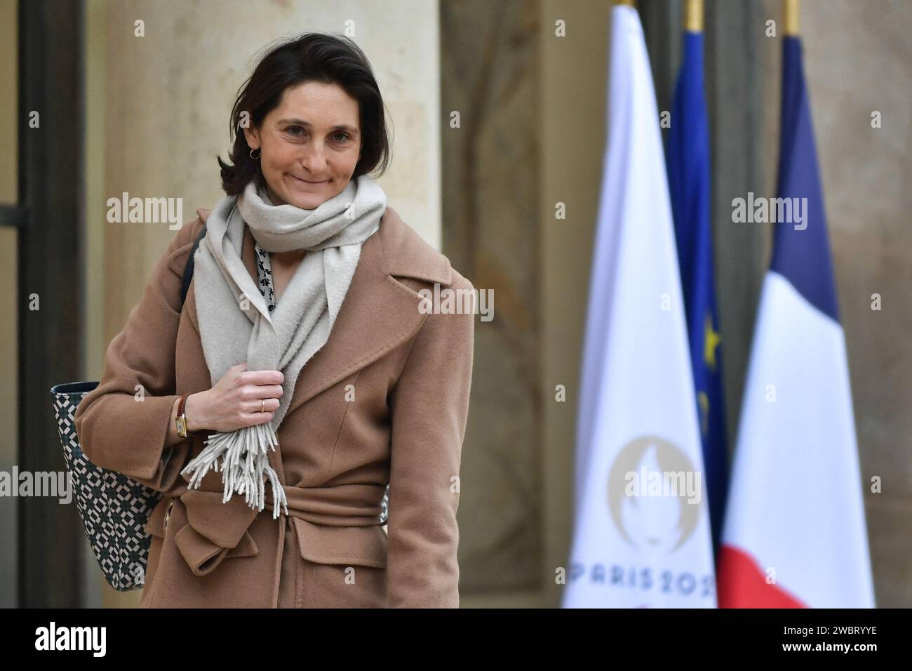 Paris, France. 12th Jan, 2024. French National Education, Youth, Sports ...