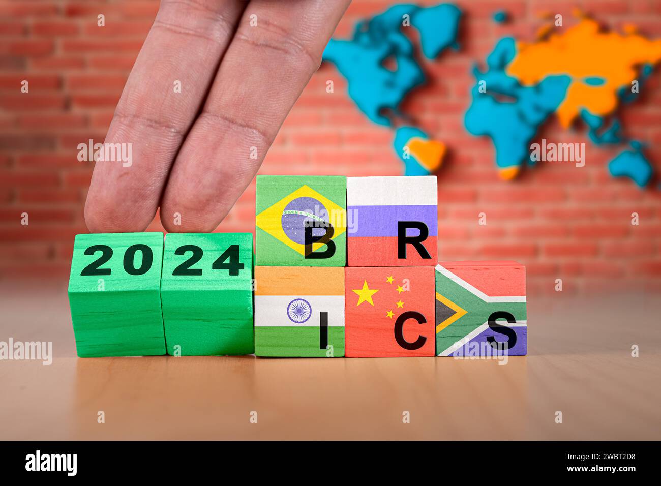 BRICS 2024 Summit in october: Uniting Nations, Building the Future Stock Photo