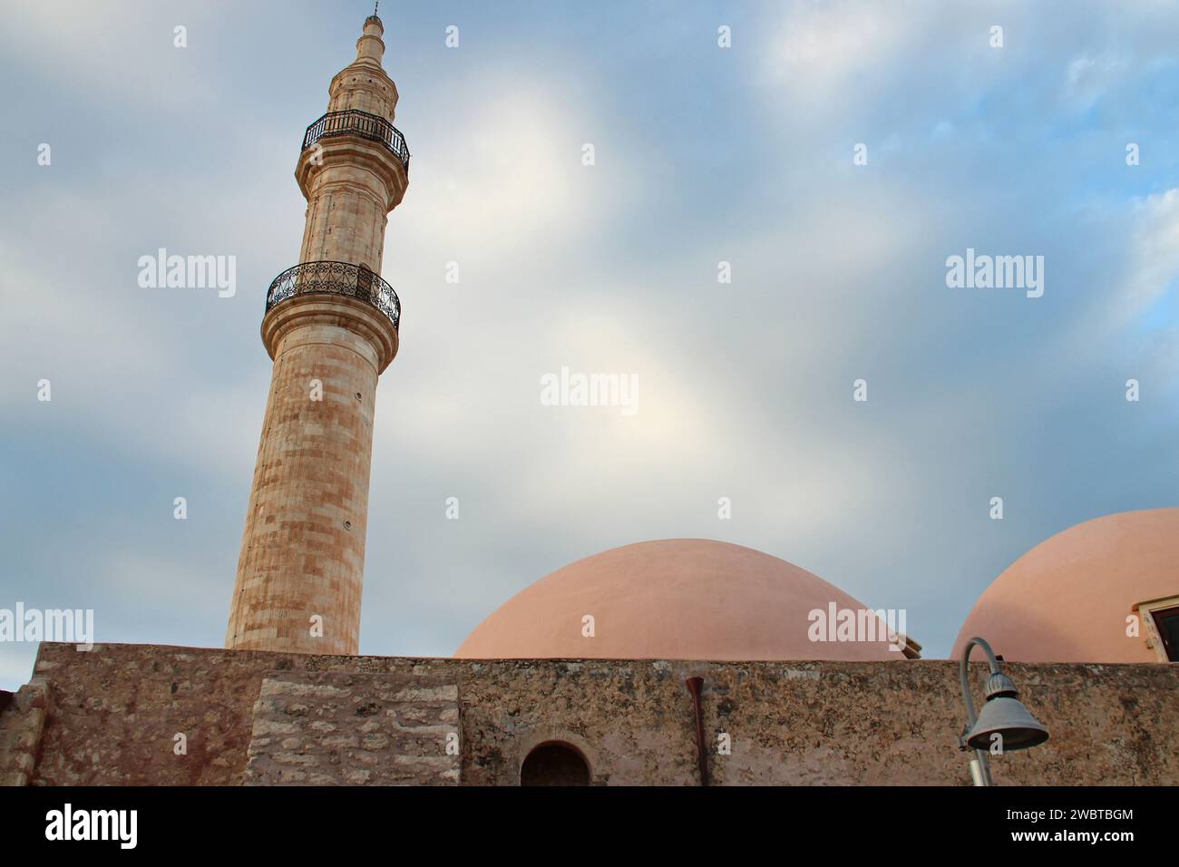 nerantzes  mosque in rethymno in crete in greece Stock Photo