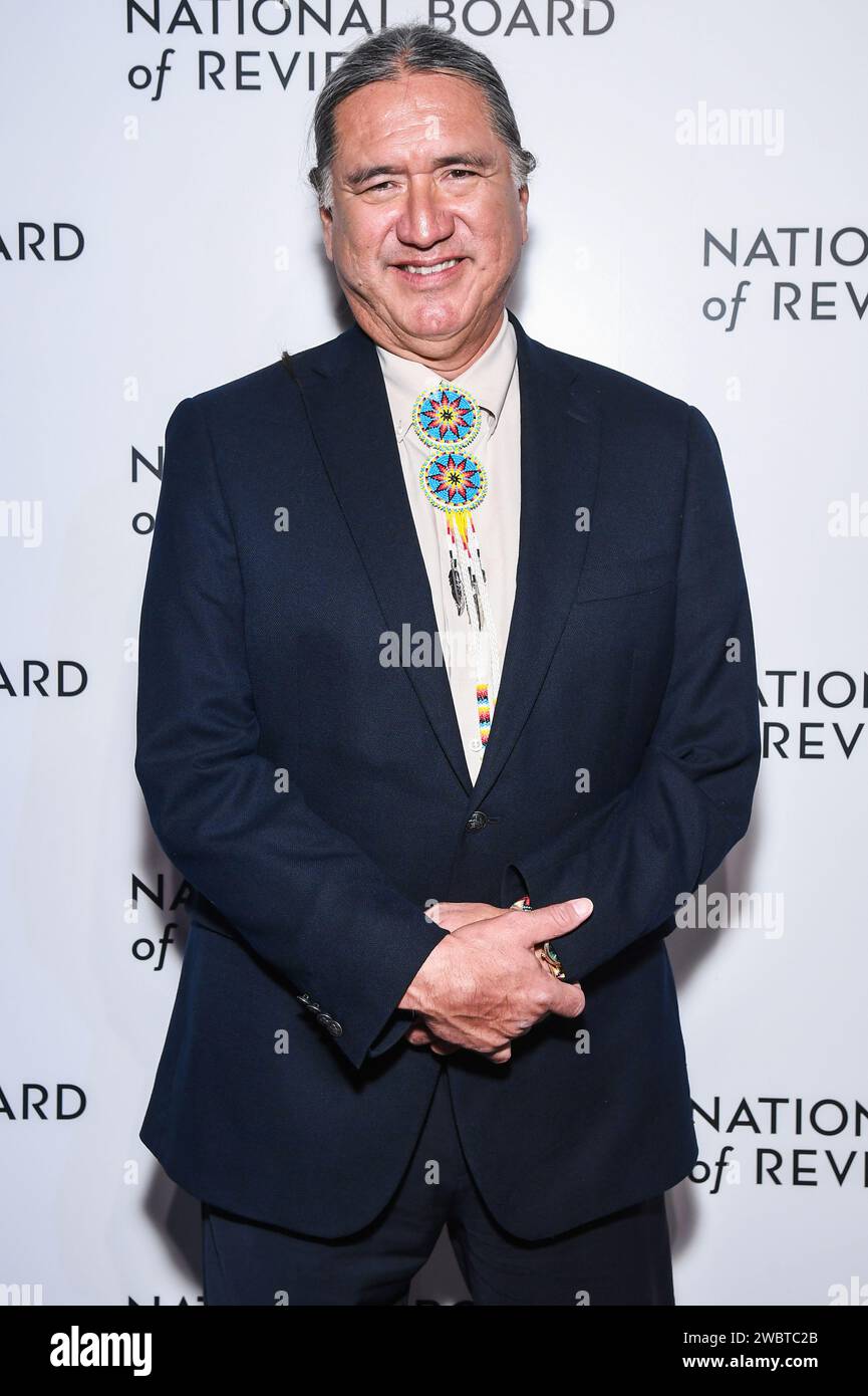 New York, USA. 11th Jan, 2024. Talee Red Corn attends the National Board of Review Annual Awards Gala 2024 at Cipriani 42nd Street, New York, NY, January 11, 2024. (Photo by Anthony Behar/Sipa USA) Credit: Sipa USA/Alamy Live News Stock Photo