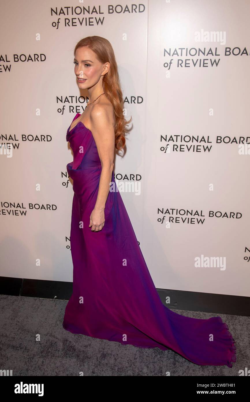 New York, United States. 11th Jan, 2024. Jessica Chastain is attending
