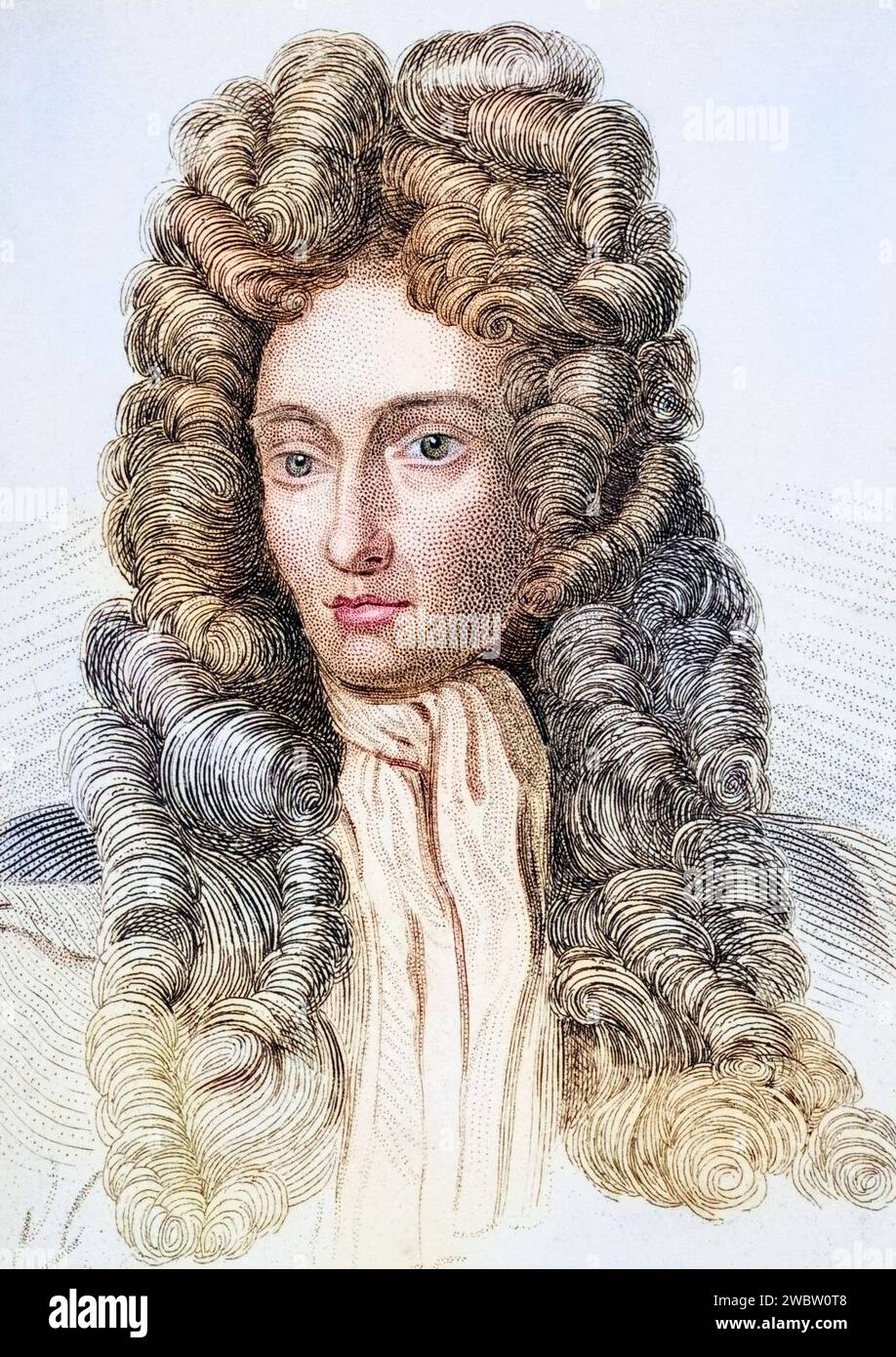 Robert Boyle, 1627-1691, Anglo-irischer Chemiker, Naturphilosoph ...