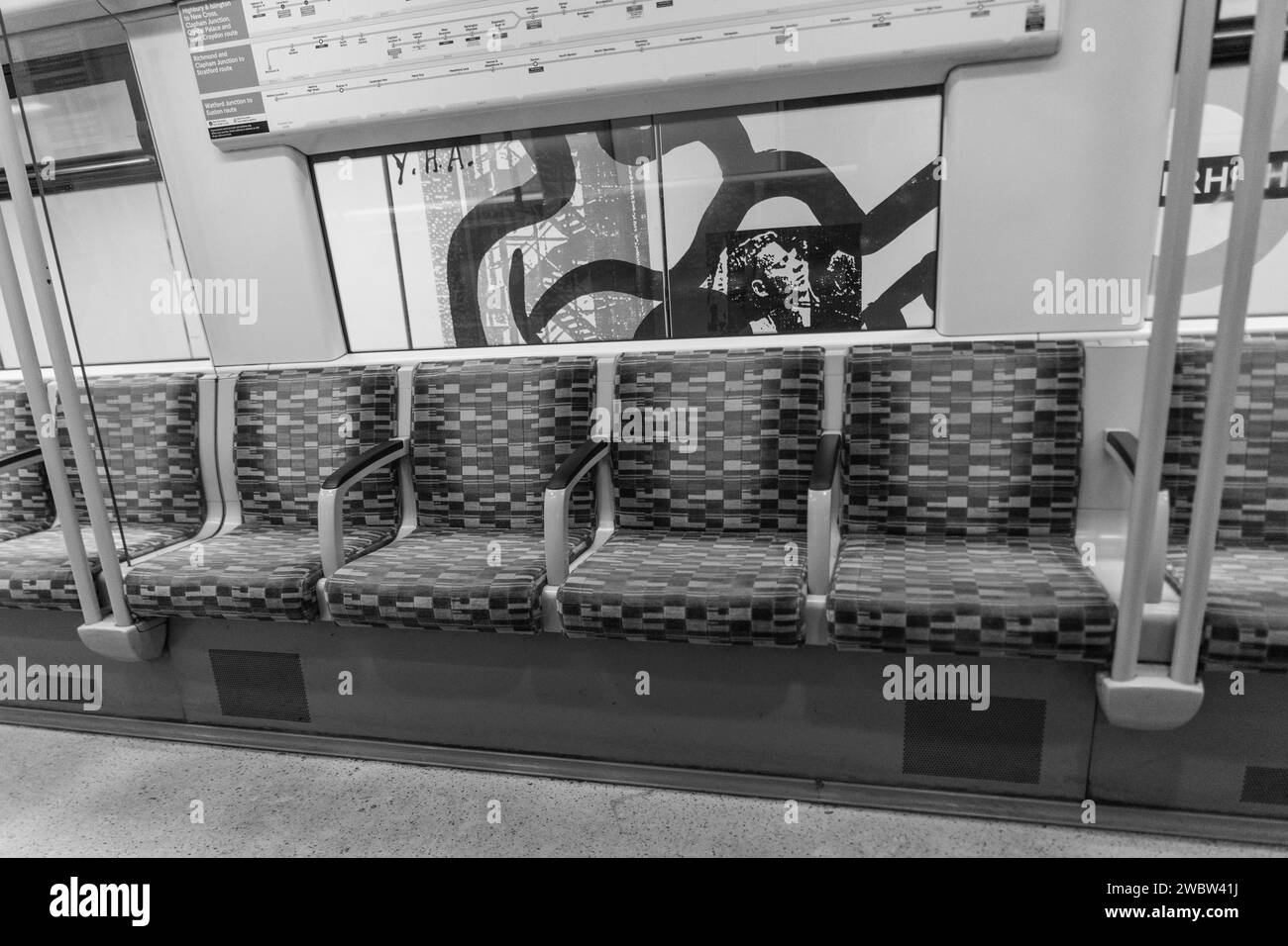 London England UK January 10th 2024 South London Overground Train