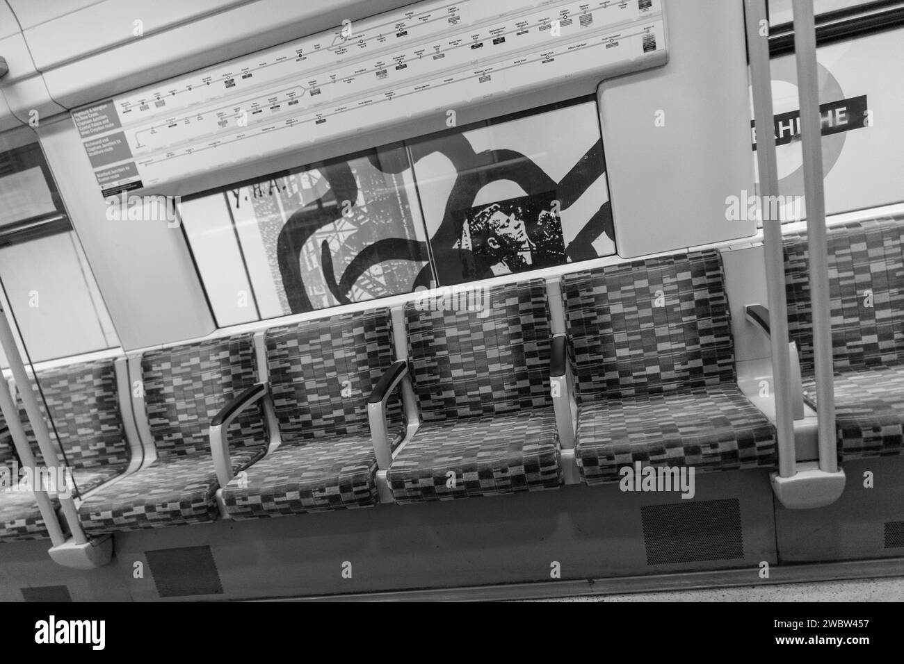 London England UK January 10th 2024 South London Overground Train