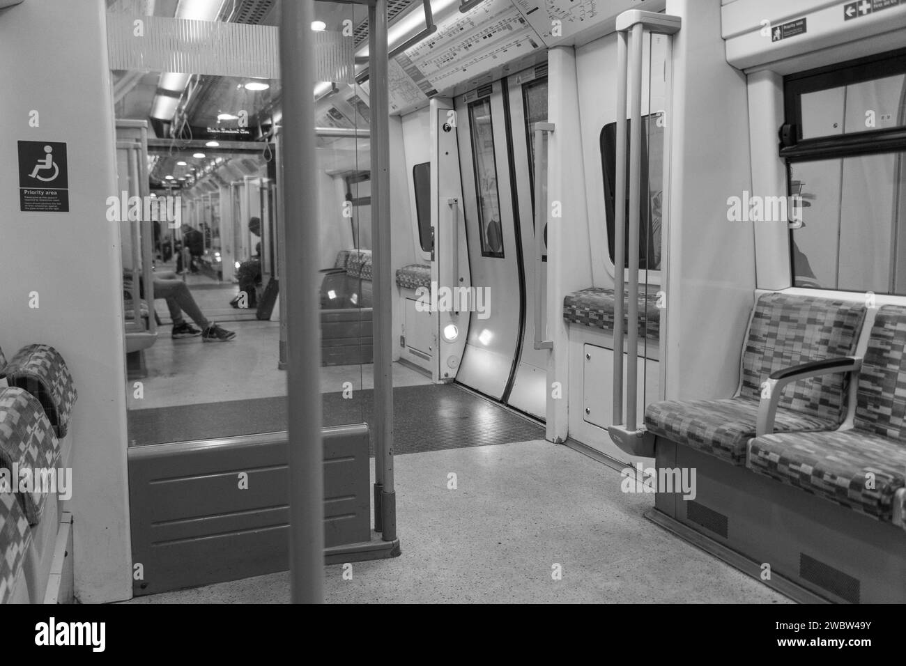 London England UK January 10th 2024 South London Overground Train