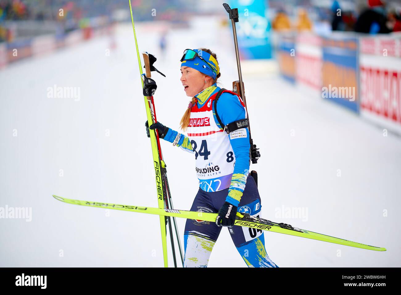 RUHPOLDING, GERMANY 12 JANUARY, 2024 BIELKINA Nadiia, Women sprint