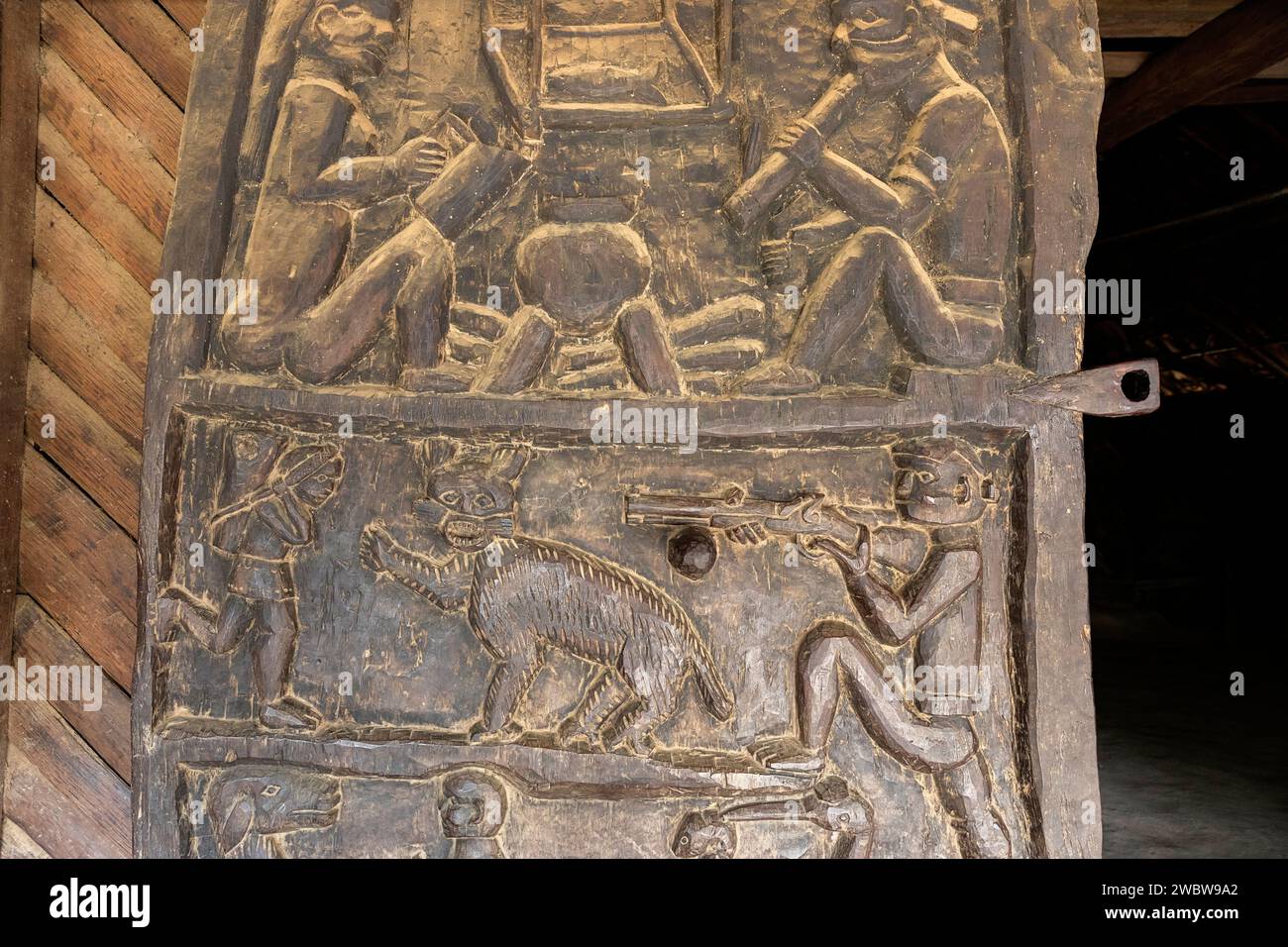 India wood carving hi-res stock photography and images - Alamy