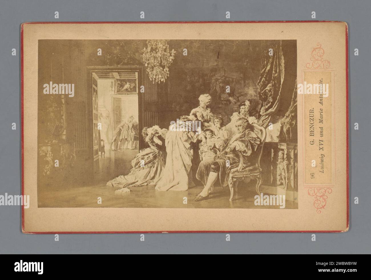 Tirage Albuminé Vintage - Versailles Petit Trianon, Lanterne Louis XVI - Circa 1880