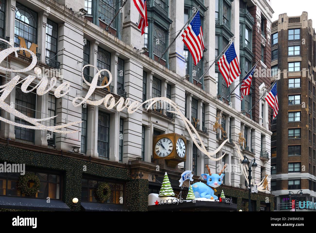 Christmas in New York City. Macy