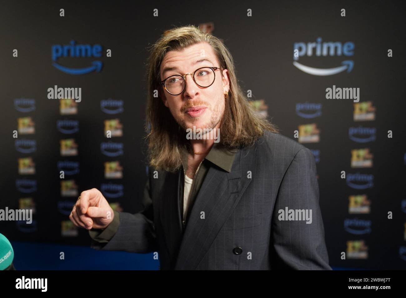 Tony Cantwell arrives for the premiere of LOL Last One Laughing