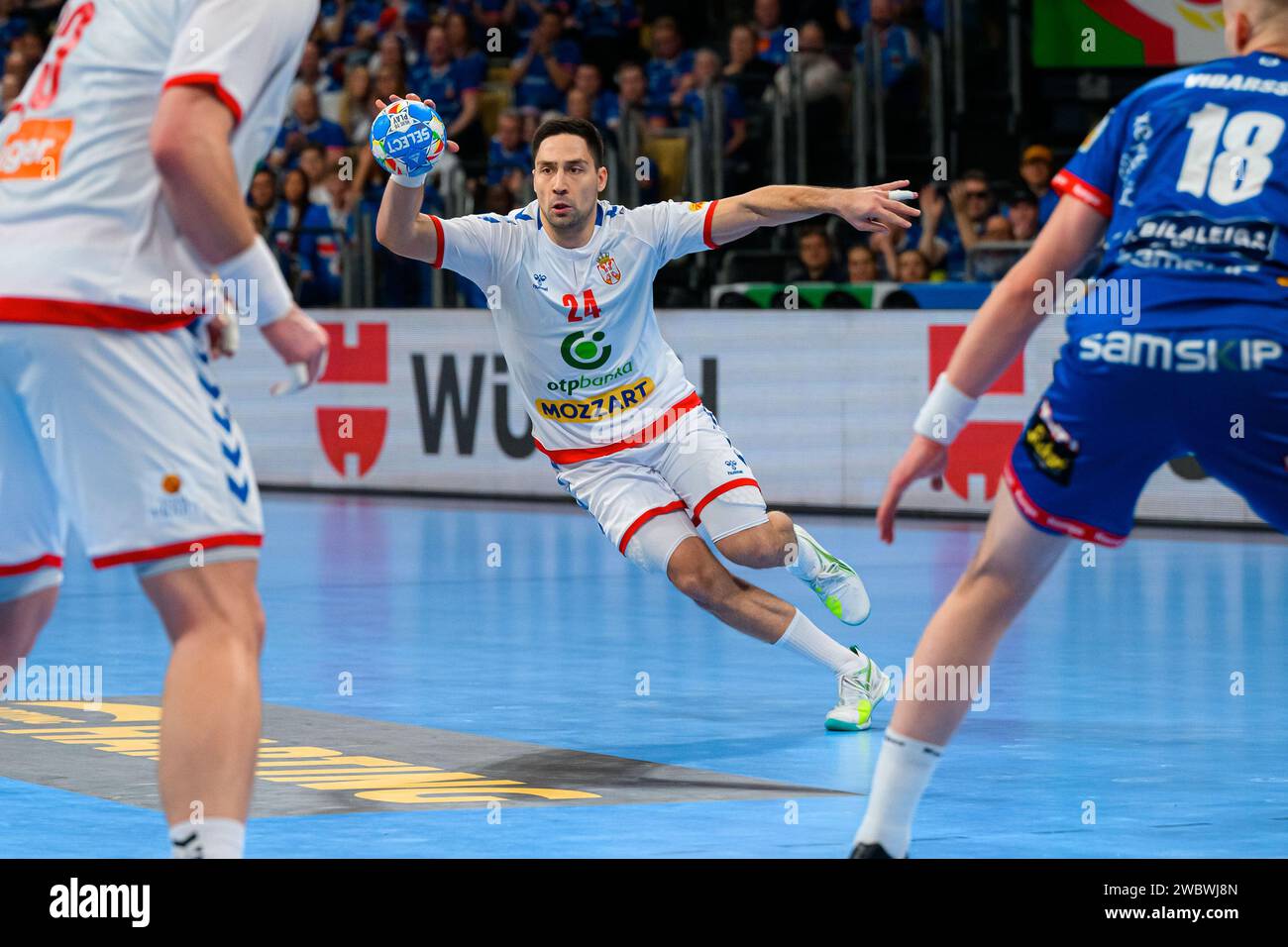 Munich, Germany. 12th Jan, 2024. Handball: European Championship ...