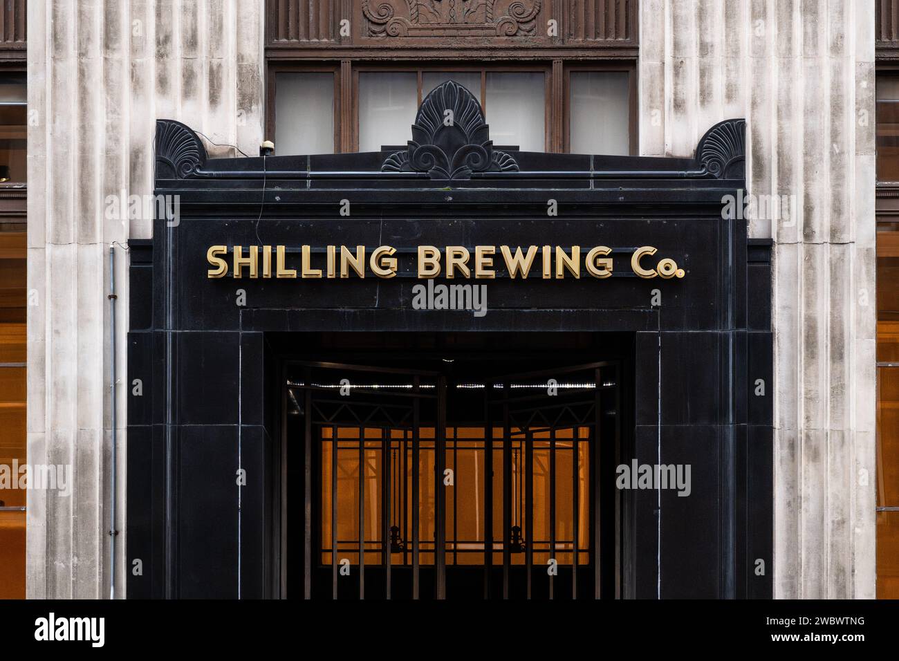 Shilling Brewing Co brewpub, Glasgow, Scotland, UK Stock Photo