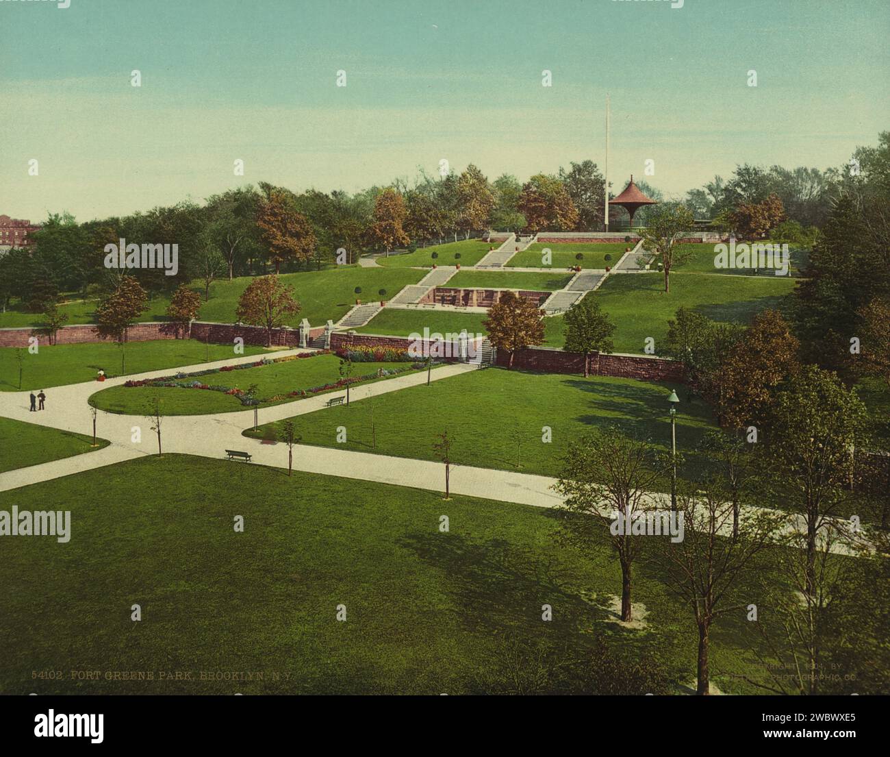 Fort Greene Park, Fort Greene, Brooklyn, New York 1904 Stock Photo Alamy
