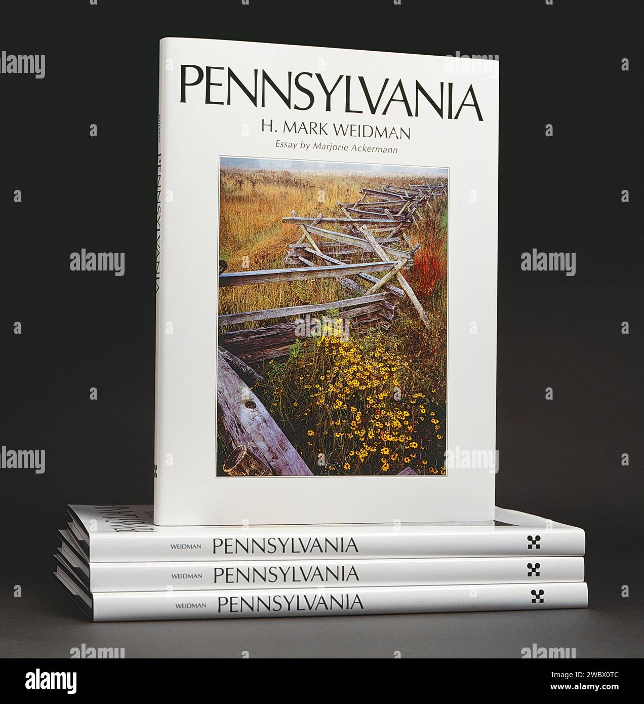 Coffee-table book, Pennsylvania, by H. Mark Weidman Photographer & Marjorie Ackermann; Graphic Arts Center Publishing Company Stock Photo
