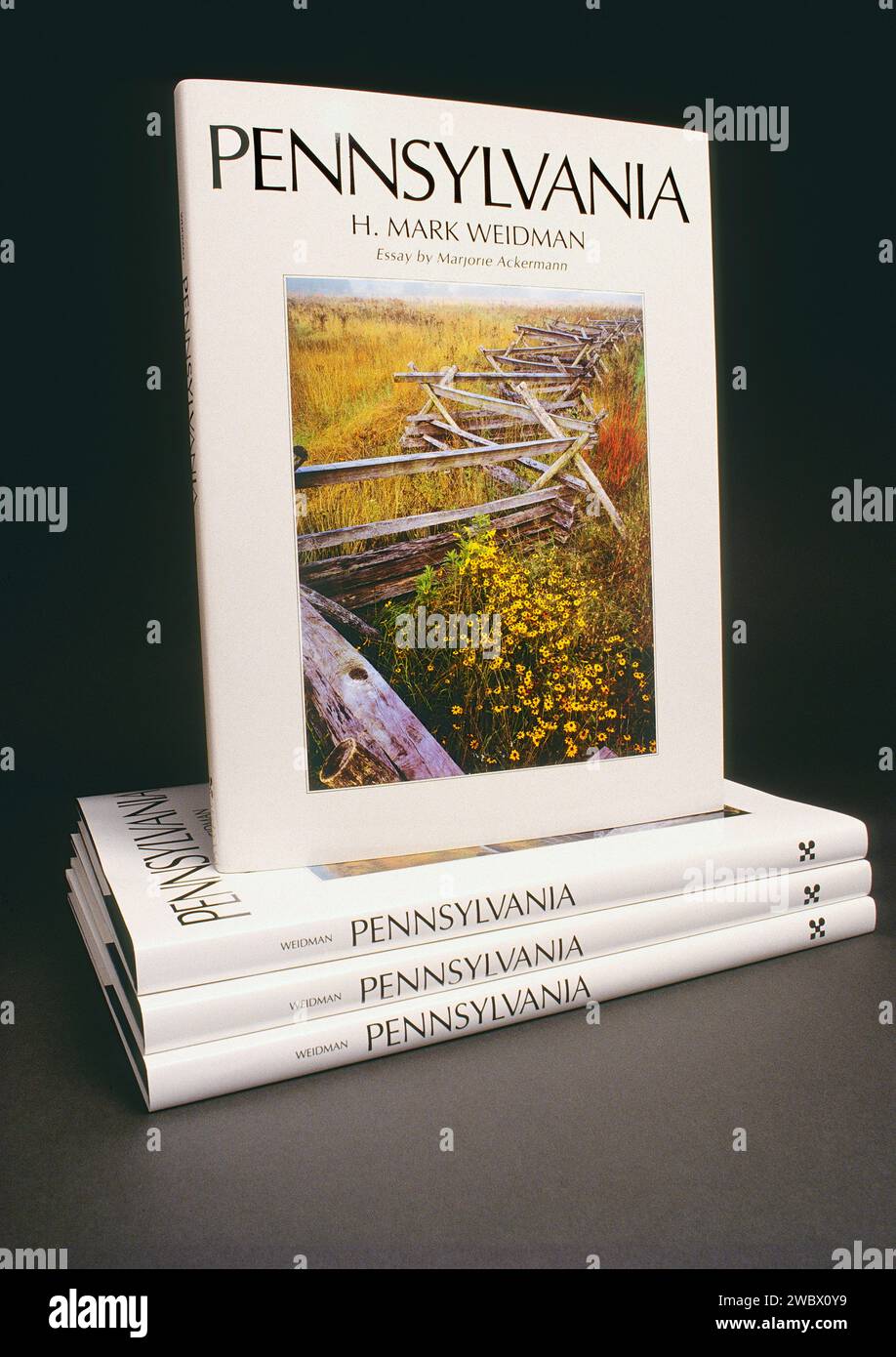 Coffee-table book, Pennsylvania, by H. Mark Weidman Photographer & Marjorie Ackermann; Graphic Arts Center Publishing Company Stock Photo