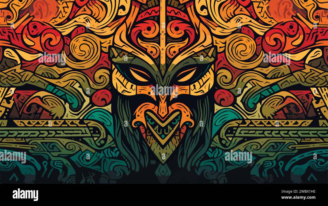 Abstract Warrior Pattern Greek celebration god Stock Vector Images - Alamy