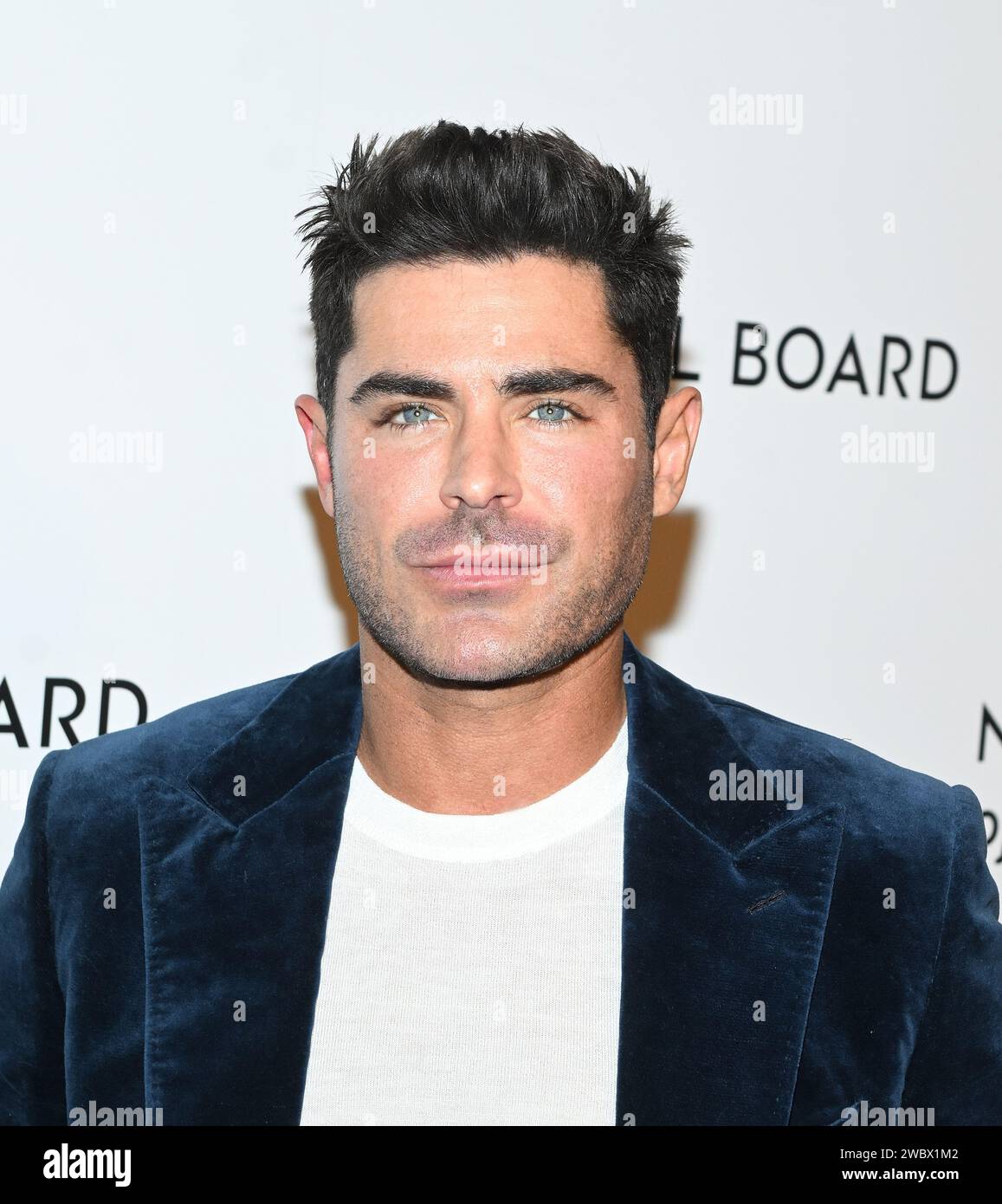 New York, USA. 12th Jan, 2024. Zac Efron attends the 2024 National