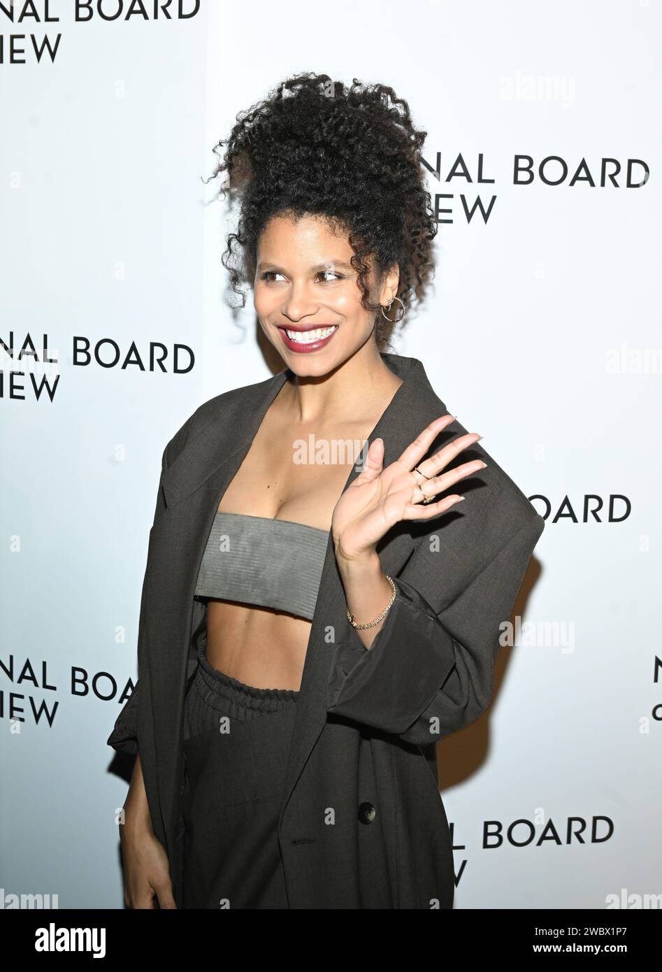 New York, USA. 12th Jan, 2024. Zazie Beetz attends the 2024 National