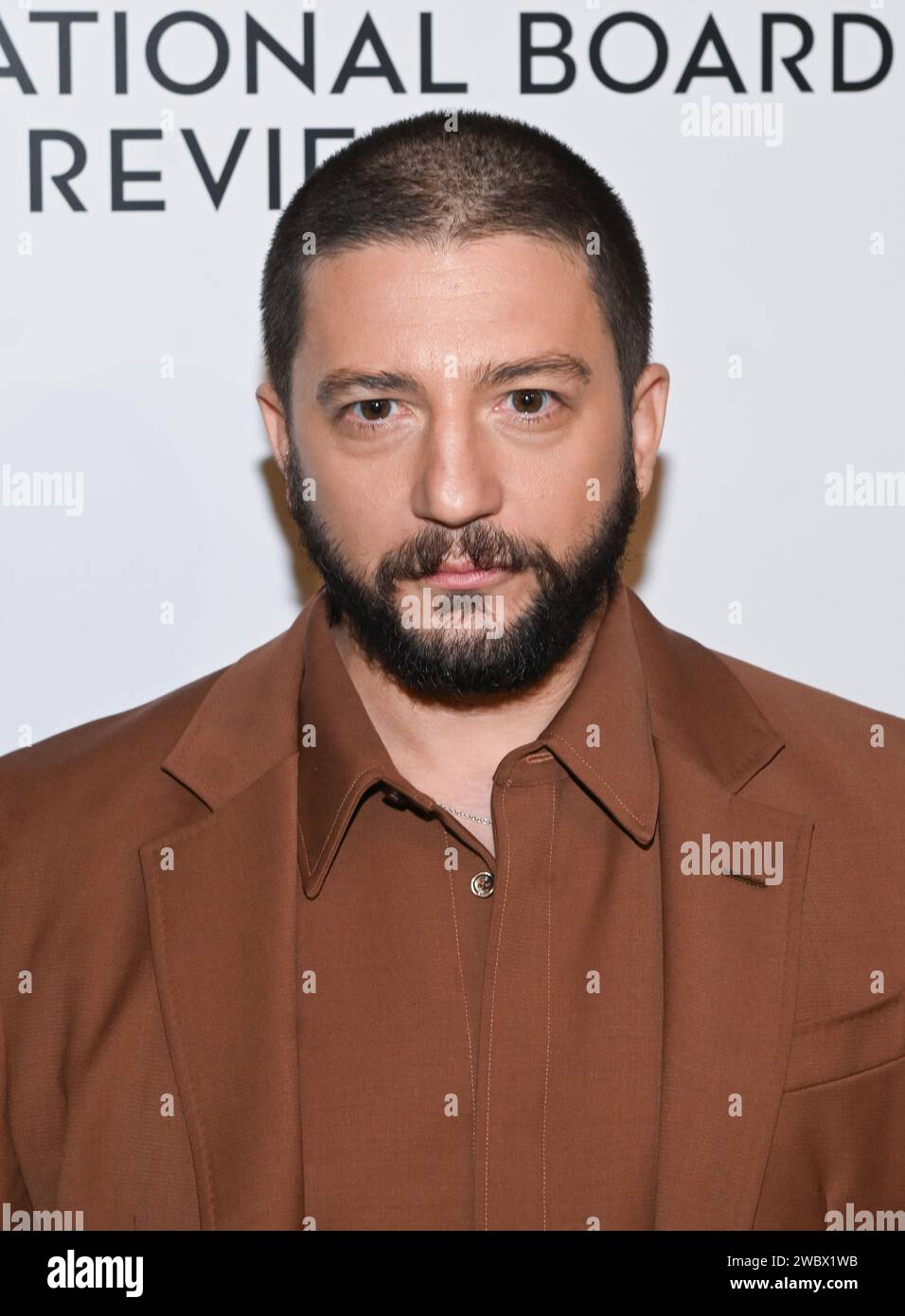 New York, USA. 12th Jan, 2024. John Magaro attends the 2024 National ...