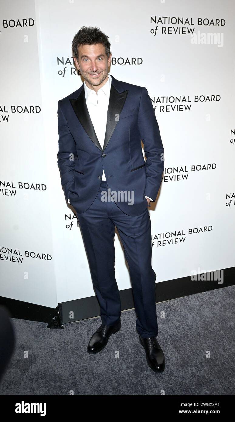 New York, USA. 12th Jan, 2024. Bradley Cooper attends the 2024 National ...