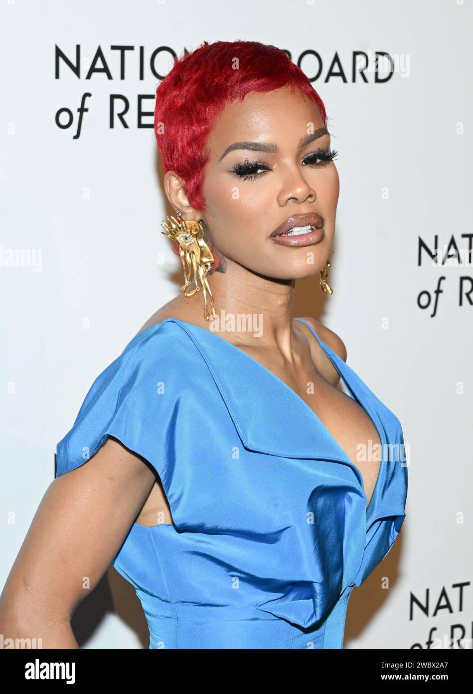 New York, USA. 12th Jan, 2024. Teyana Taylor attends the 2024 National