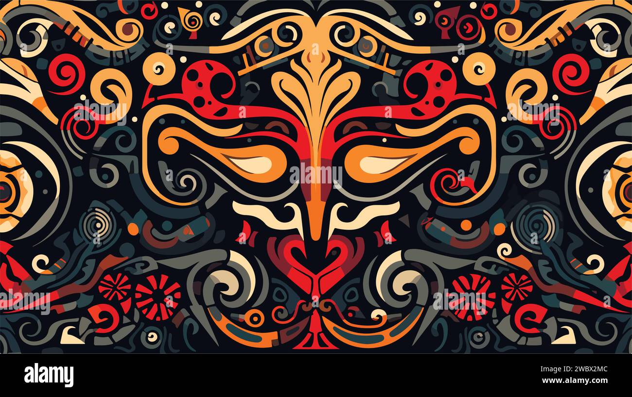 Abstract Warrior Pattern Greek celebration god Stock Vector Images - Alamy