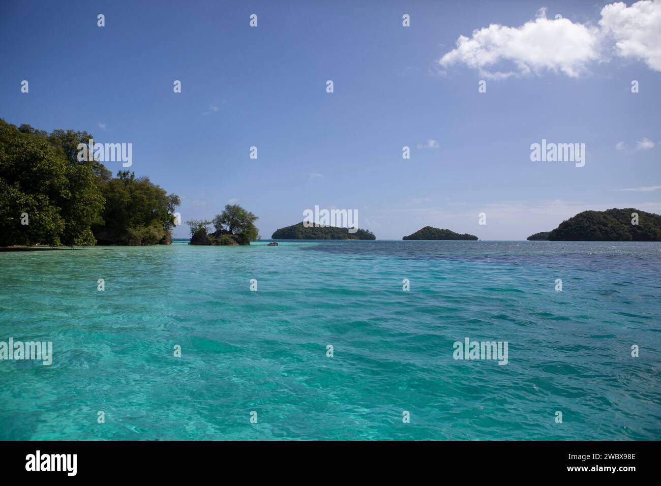 Rock Islands, Palau, Micronesia Stock Photo