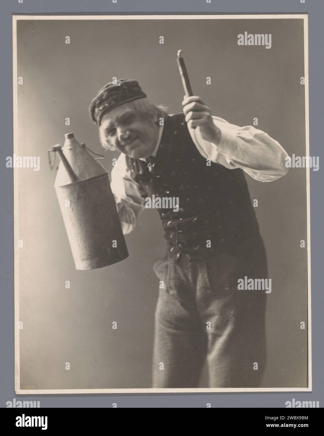 Portrait of Ludwig Auer in the play 'Der Holy Florian', Anonymous, 1913 - 1915 photograph  Austria (possibly) baryta paper gelatin silver print portrait of actor, actress. historical persons Austria Stock Photo