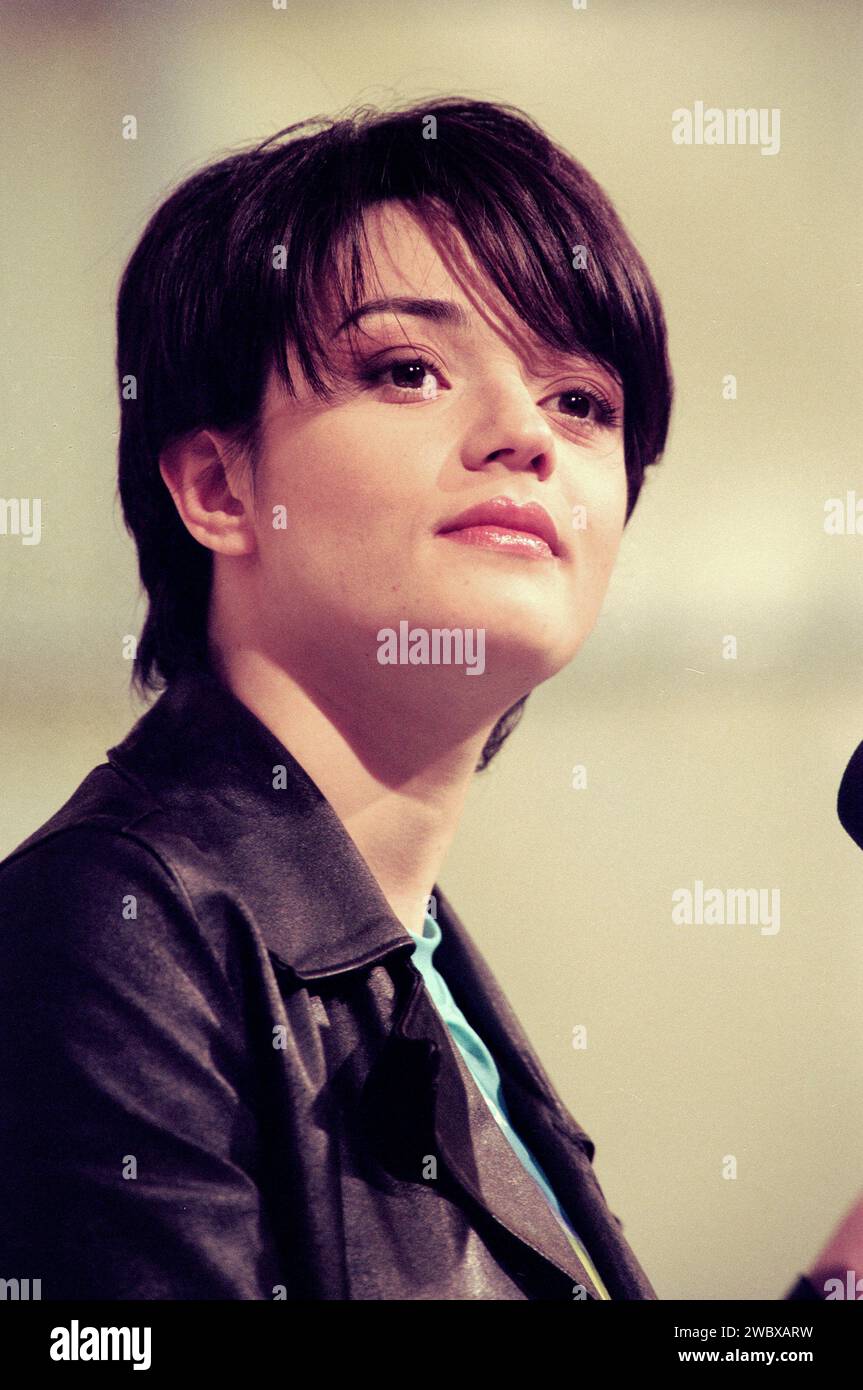 Milan Italy 1996-10-22 : Carmen Consoli,Italian singer,during the