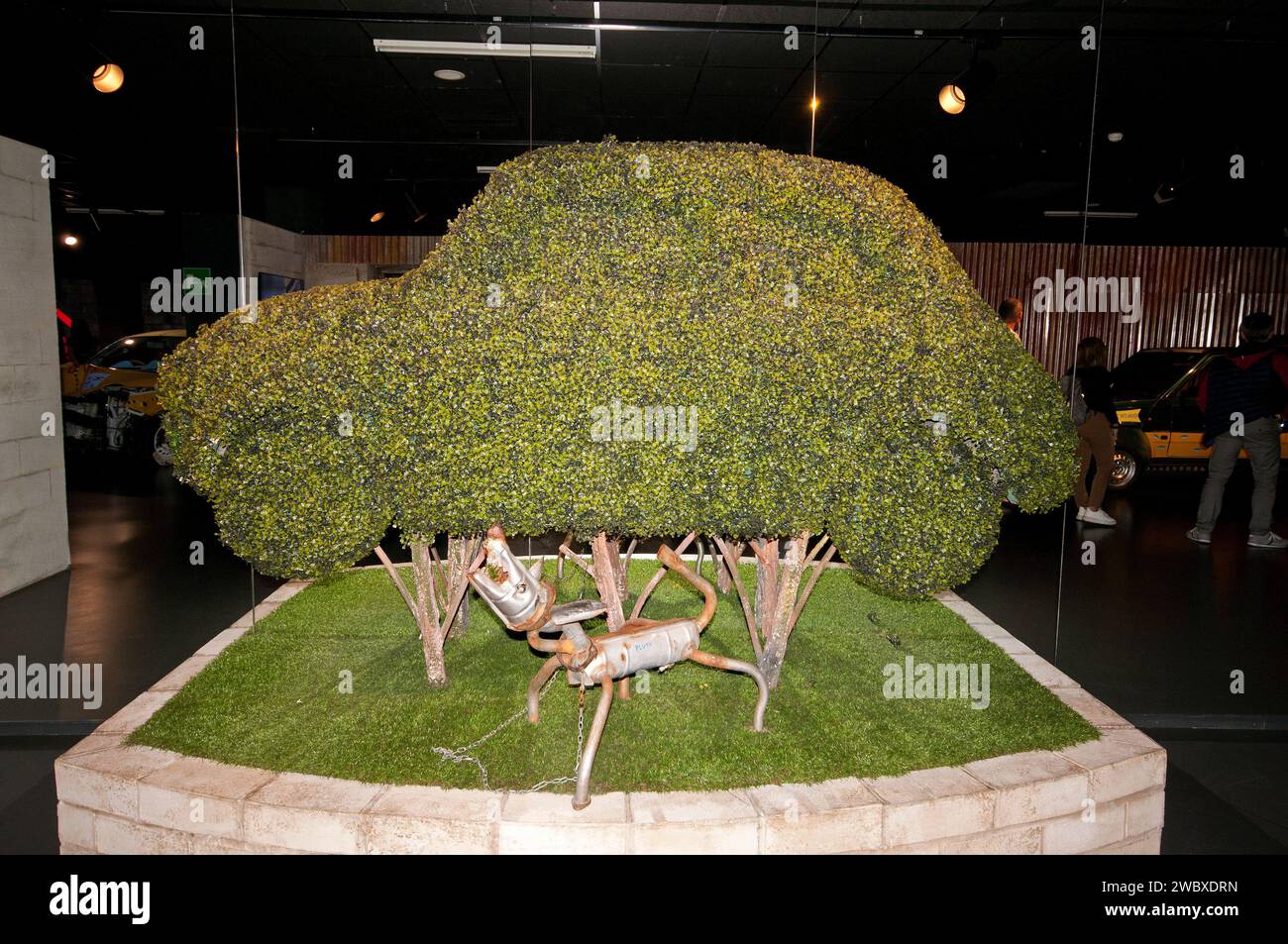 Artistic representation of the ecological Fiat 500, Museo Nazionale