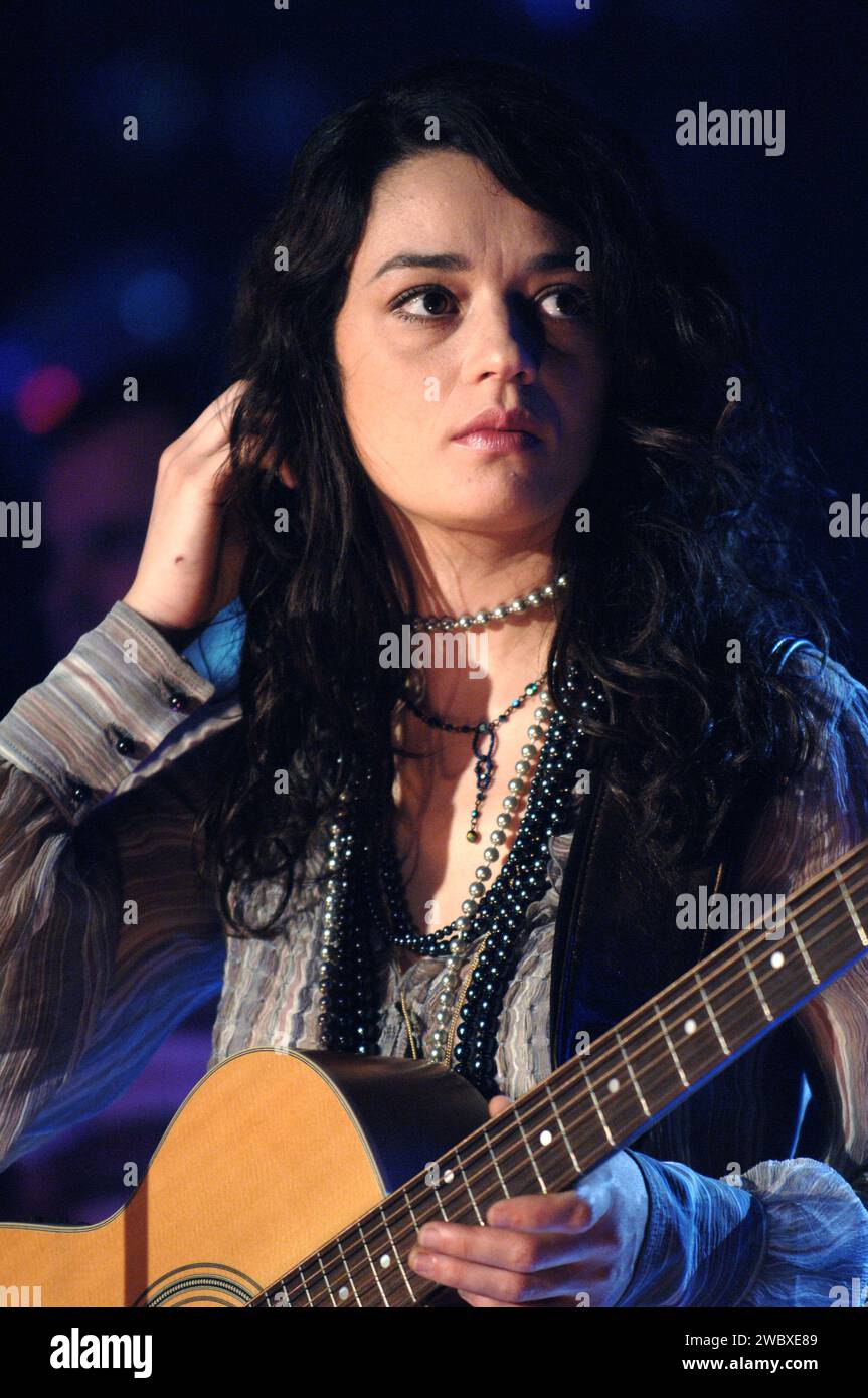 Milan Italy 20060618 Carmen Consoli,Italian singer,during the live