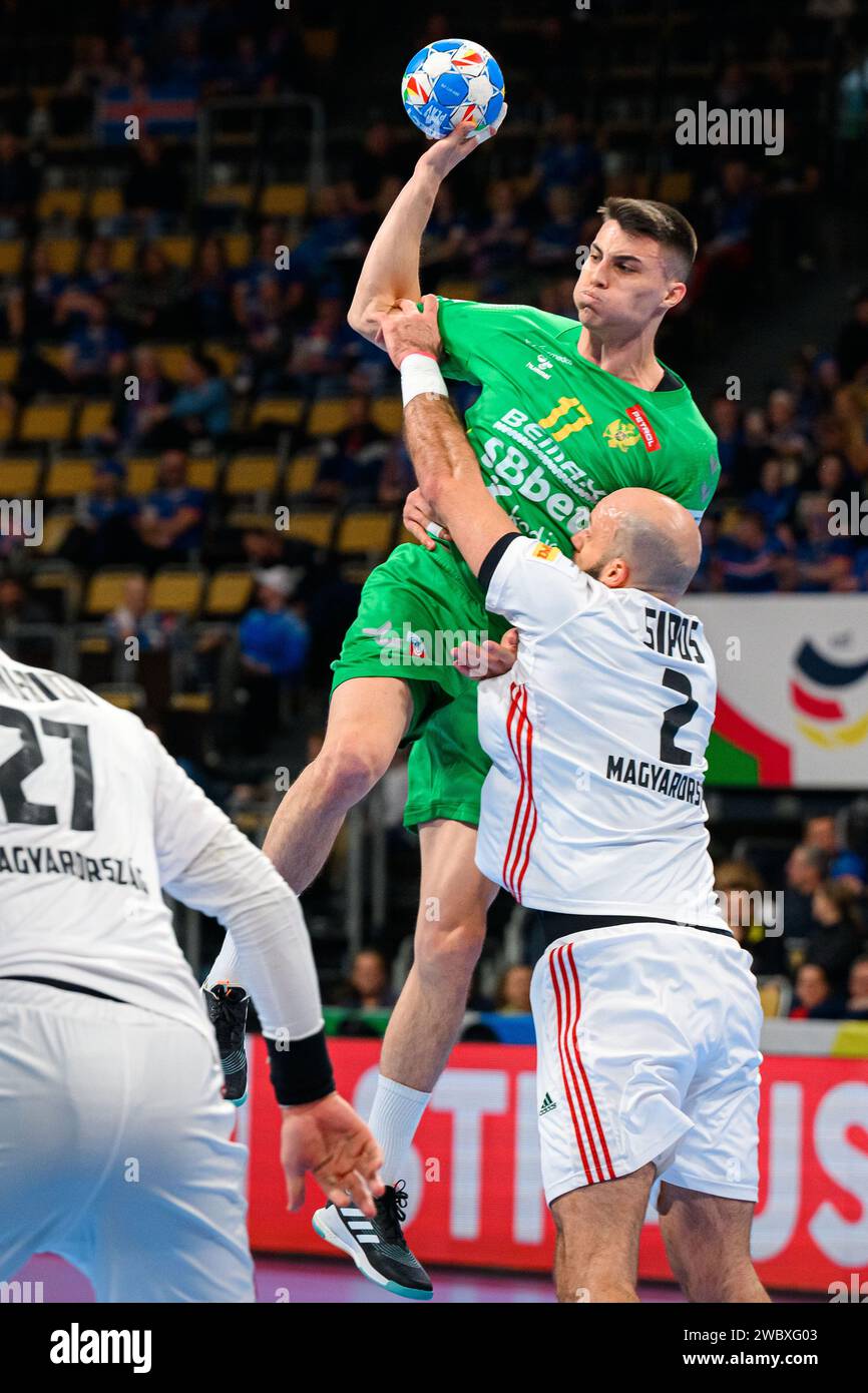 Munich, Germany. 12th Jan, 2024. Handball European Championship