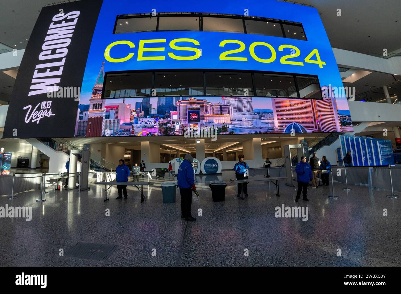 Las Vegas, NV, USA. 12th Jan, 2025. View of CES 2025 at Las Vegas