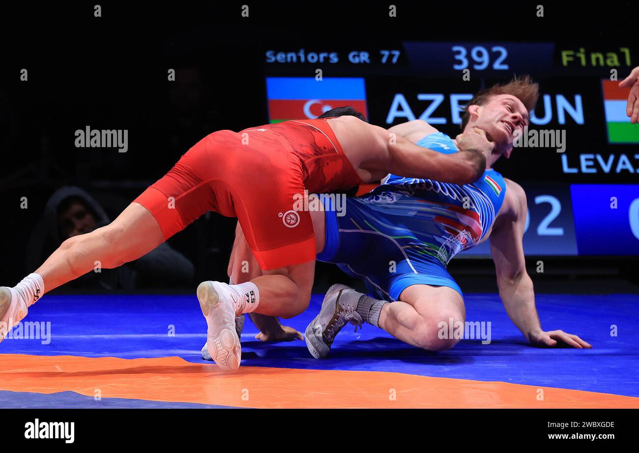 Zagreb, Croatia. 12th Jan, 2025. International Wrestling Tournament