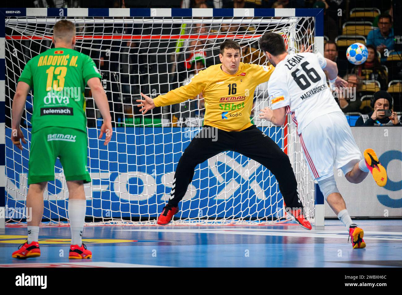 Munich, Germany. 12th Jan, 2024. Handball European Championship