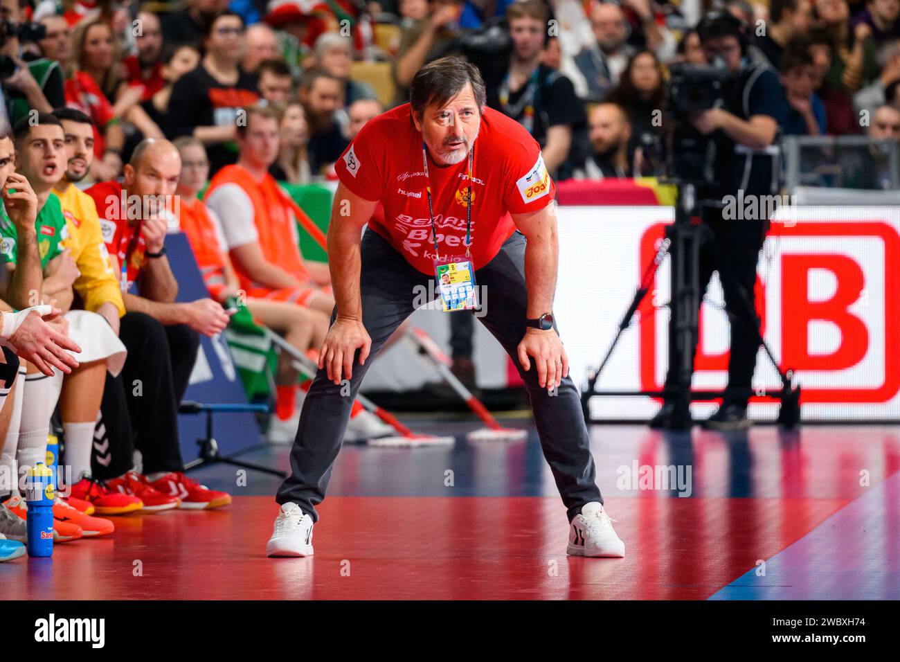 Munich, Germany. 12th Jan, 2024. Handball European Championship