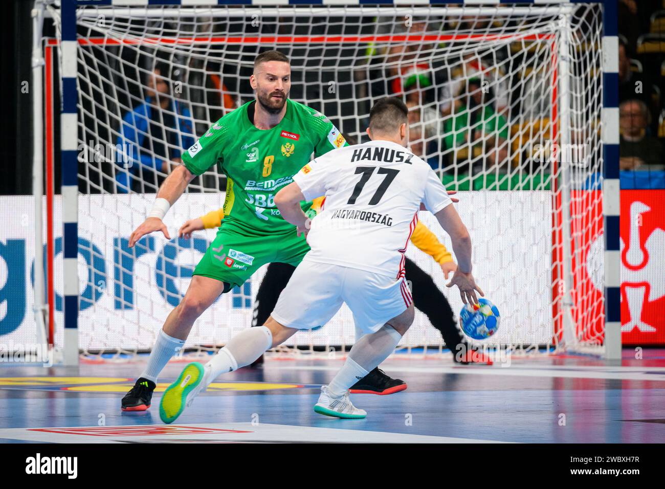 Munich, Germany. 12th Jan, 2024. Handball European Championship
