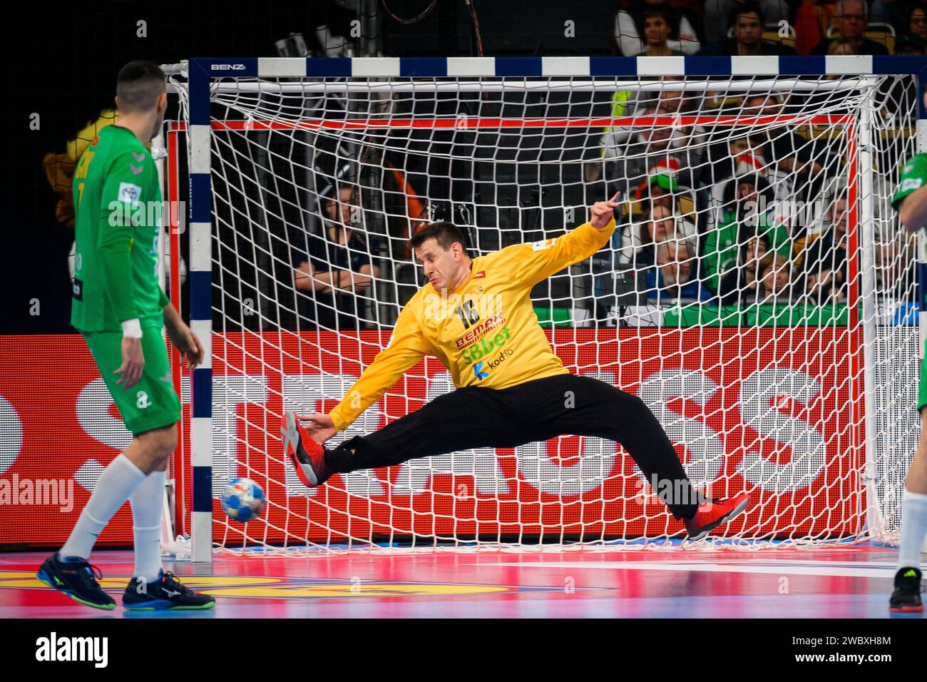 Munich, Germany. 12th Jan, 2024. Handball European Championship