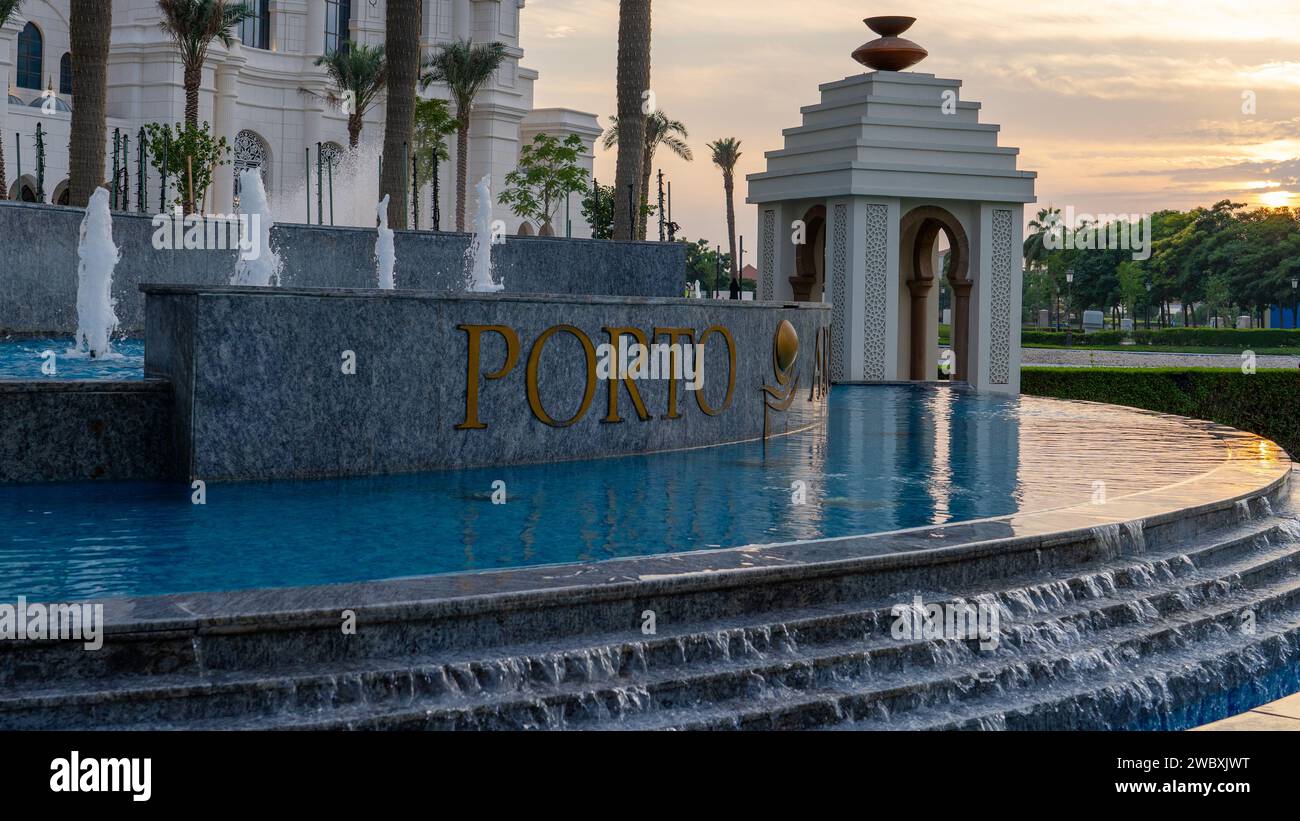 Doha,Qatar December 12,2023 The Pearl Island in Doha, Qatar, is an