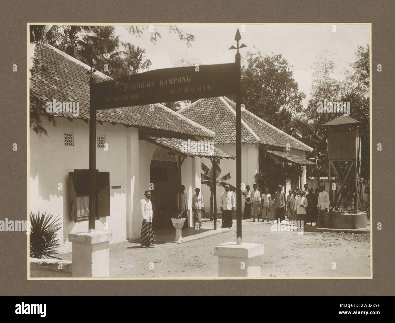 Residents Of The Kampong At The Budoeran Sugar Factory In Sidoarjo On 