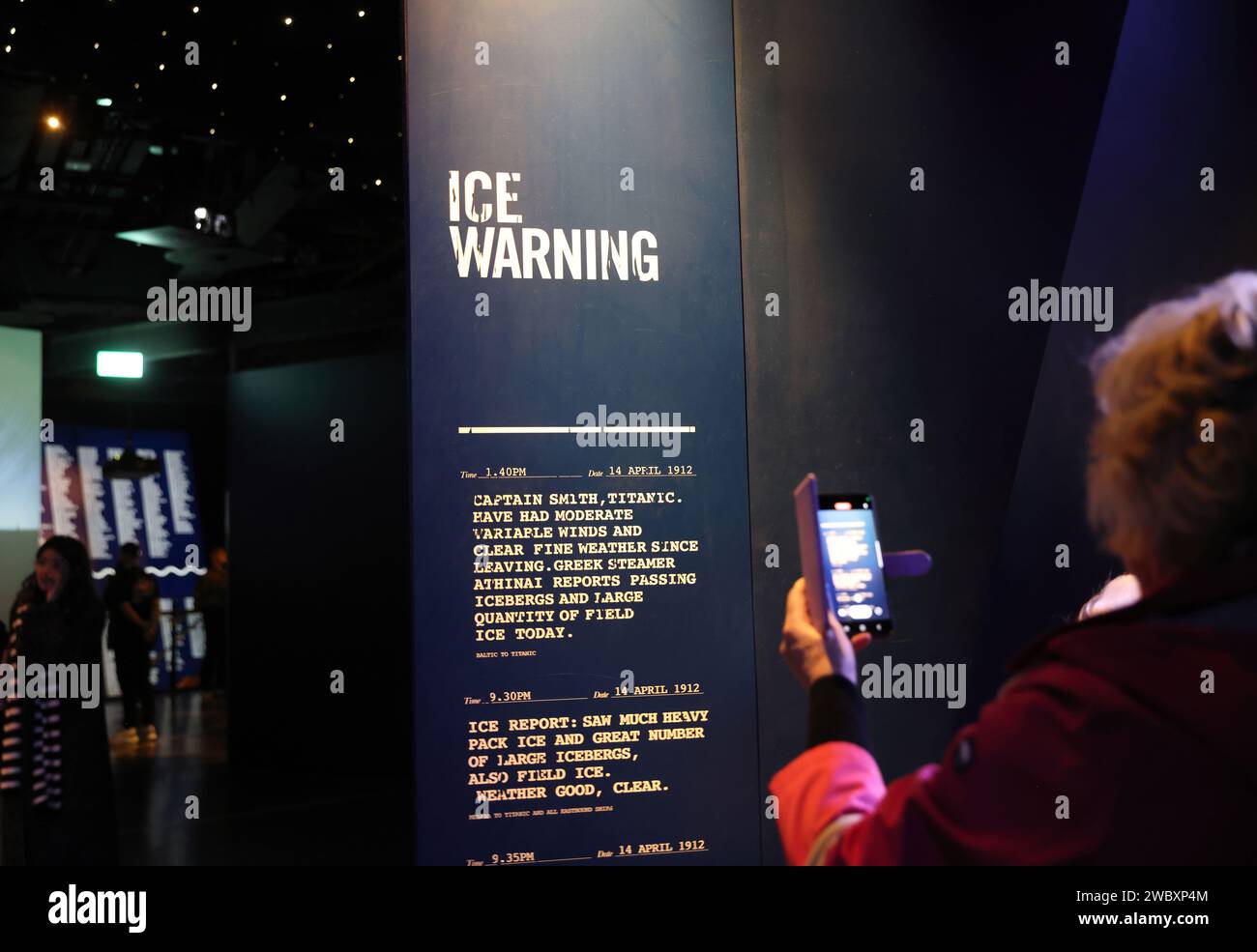 Titanic Belfast, a world-leading visitor attraction which tells the story of RMS Titanic from her start through to it's tragic end in 1912, UK Stock Photo