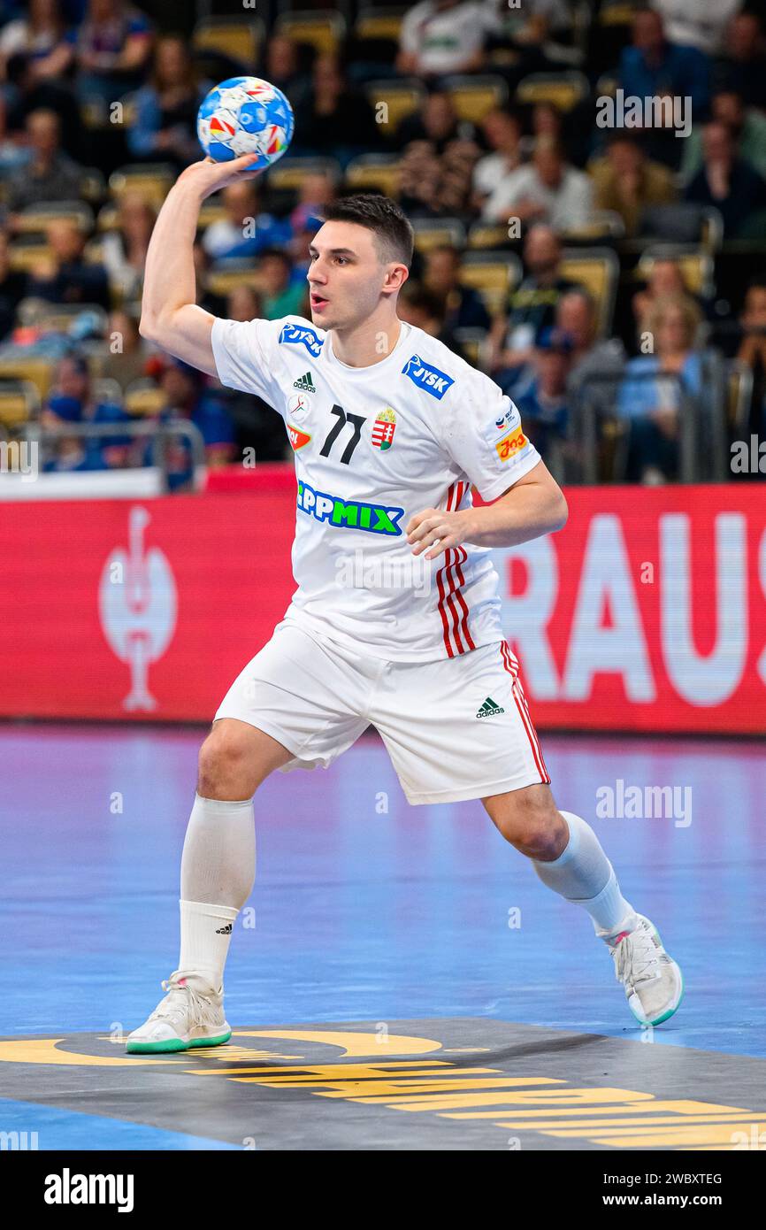 Munich, Germany. 12th Jan, 2024. Handball European Championship