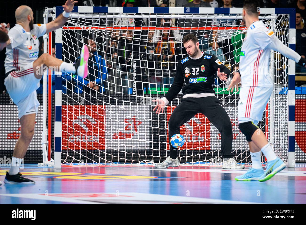 Munich, Germany. 12th Jan, 2024. Handball European Championship