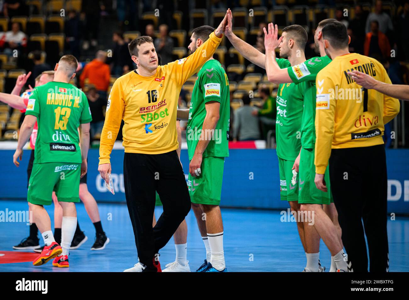 Munich, Germany. 12th Jan, 2024. Handball European Championship