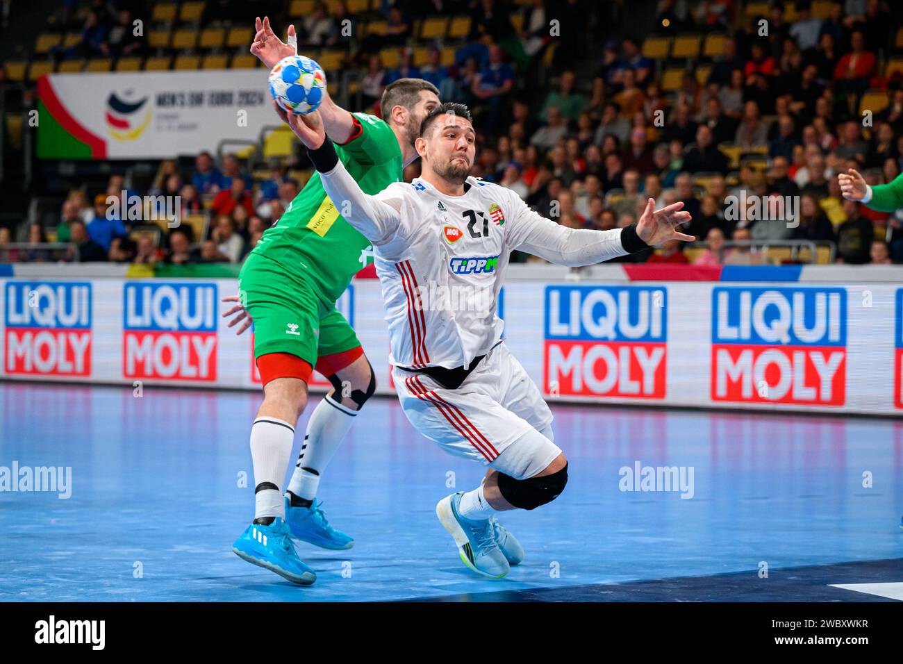 Munich, Germany. 12th Jan, 2024. Handball European Championship