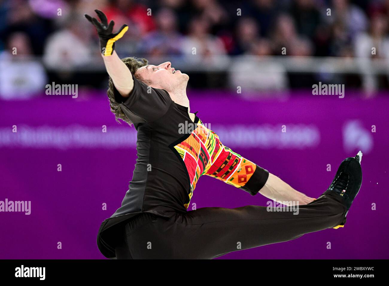 Lukas BRITSCHGI (SUI), during Men Free Skating, at the ISU European
