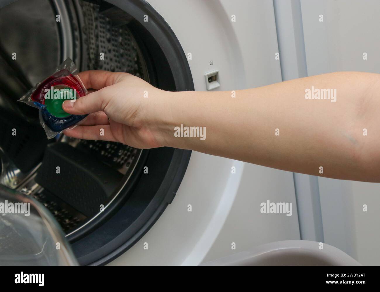 Hand washing clothes woman hi-res stock photography and images - Alamy