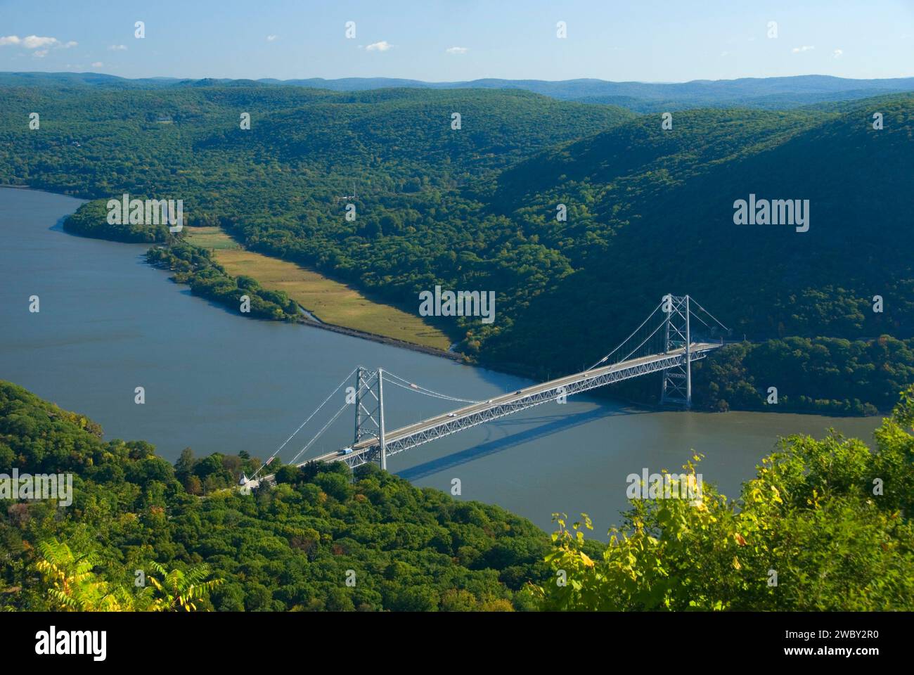 Bear Mountain Bridge, Bear Mountain State Park, New York Stock Photo