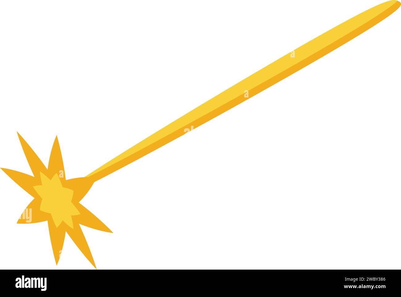 Fast laser shot icon isometric vector. Zap model. Phaser weapon Stock Vector