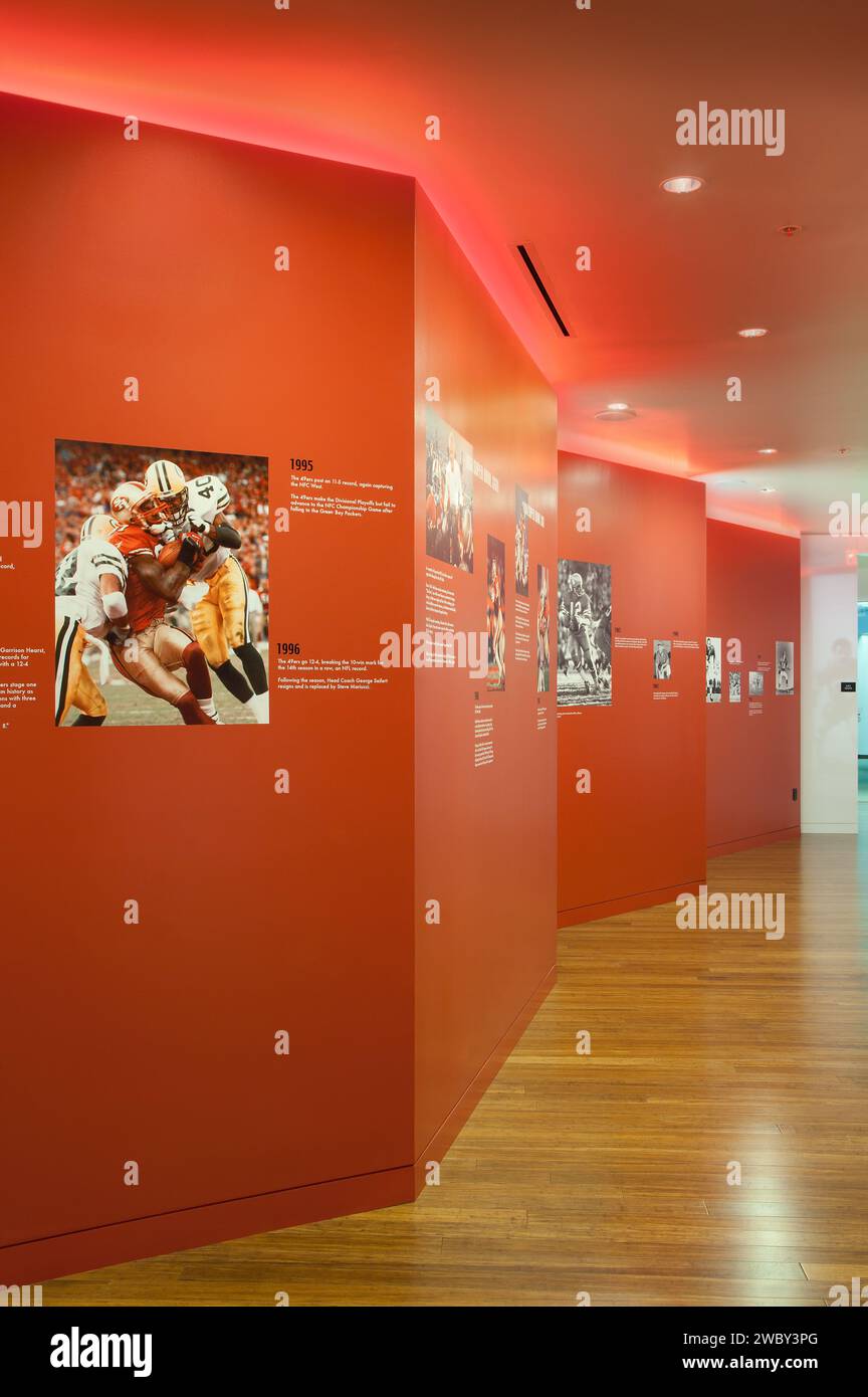 49ers Stadium Marketing Suite / Exhibit Stock Photo